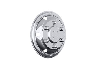 Wieldop Voor- en meeloopas RVS 17,5 inch