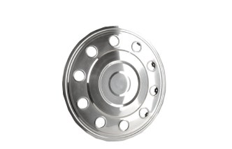 Wielplaat achteras RVS 16 inch