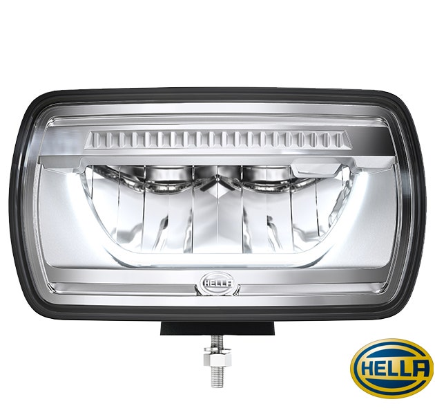 Verstraler LED Hella Jumbo 320 12-24V groot licht en positielicht