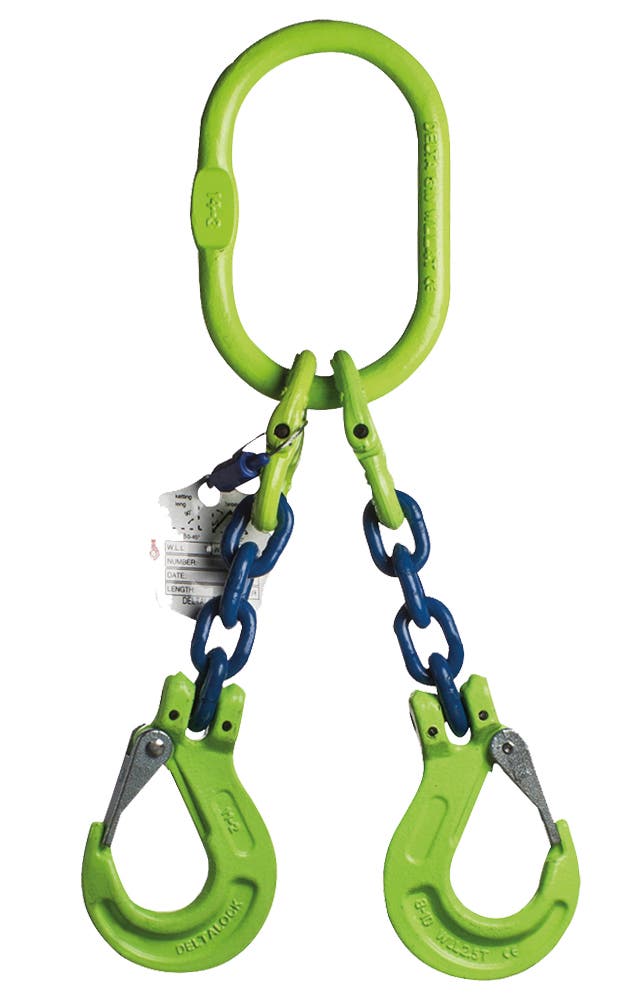 Hijskettingen met klephaken 2,5 ton, Grade 100