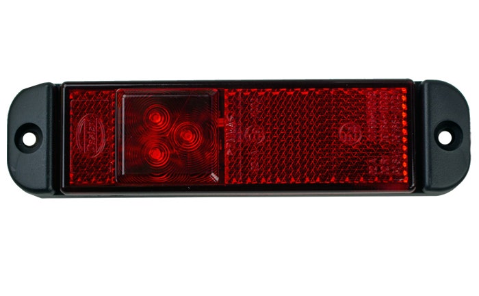 Markeringslamp positielicht LED rood 8-33V