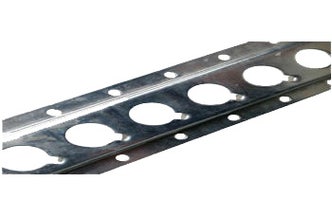 Bindrails, 305x8,4x0,2 cm, Verzinkt staal