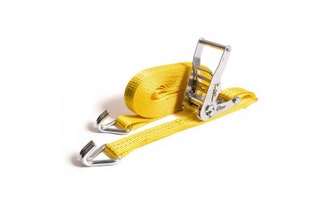 Spanband met ratel en spitshaken RVS 2000 daN 6 meter 35 mm