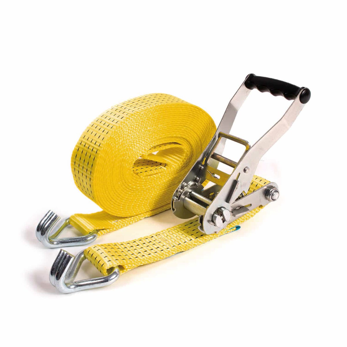 Spanband met spitshaken RVS 5000 daN 9 meter 50 mm