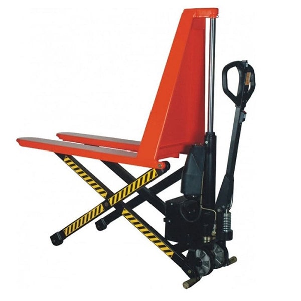 Elektrische schaarpalletwagen, polyurethaan wiel, 117 cm