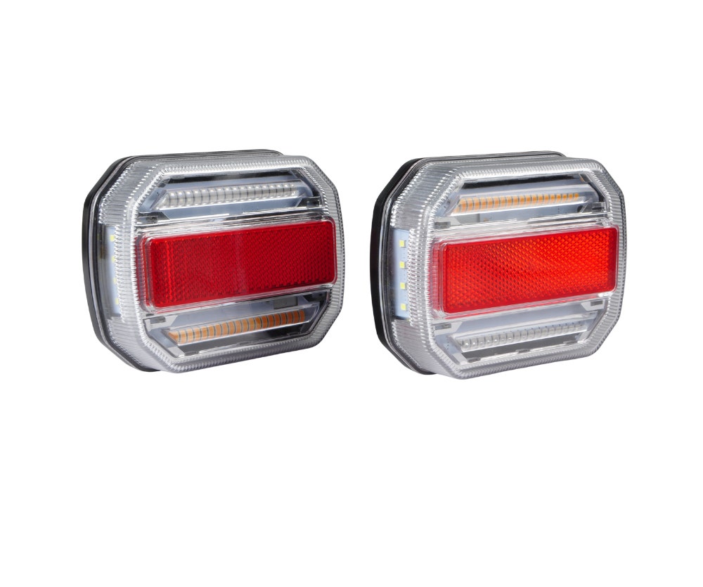 Achterlamp LED Magnetisch/Wireless 24V incl. USB