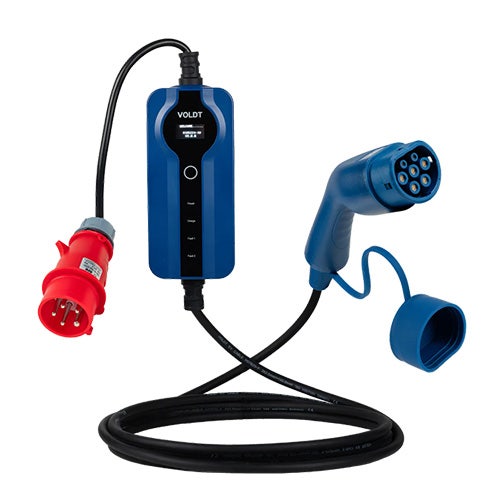 EV laadkabel Type 2 16A CEE 3-fase 11kW 10 meter