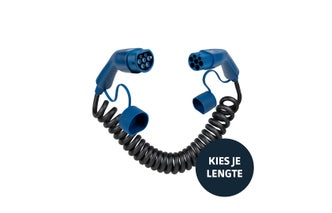 EV laadkabel spiraal type 2 mode 3 32A 22Kw