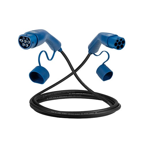 EV laadkabel Type 2 Mode 3 16A 11kW 25 meter