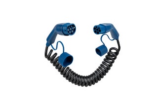 EV laadkabel spiraal Type 2 Mode 3 16A 11kW 8 meter