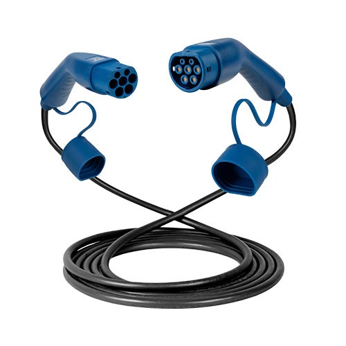 EV laadkabel Type 2 Mode 3 32A 22kW 2 meter