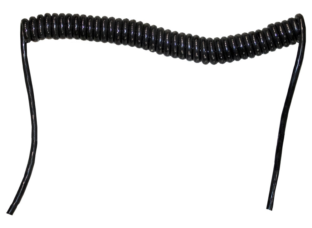 Spiraalkabel 5-aders 500 cm  zonder stekkers