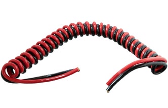 NATO spiraalkabel 2-polig 350 cm zonder stekkers