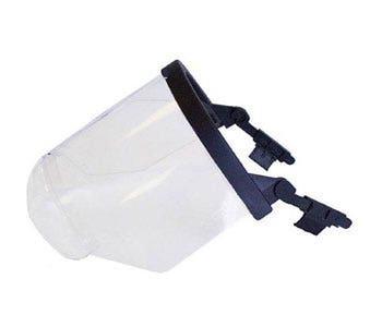 Gelaatscherm op helm