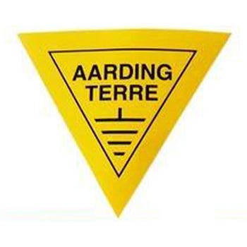 Sticker aarding driehoek | TEVU