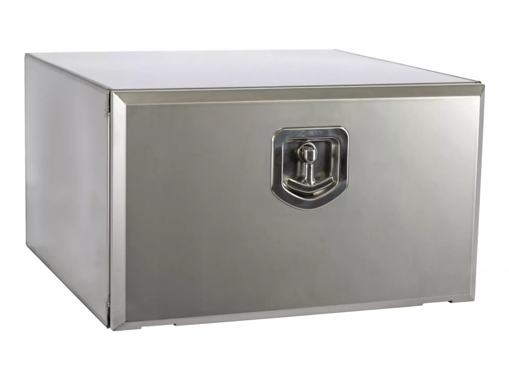 Onderbouwkist RVS 600x350x600 mm (BxHxD) compleet mat, kleprand schuin 135 °C