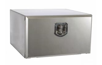 Onderbouwkist RVS 600x350x600 mm (BxHxD) compleet mat, kleprand schuin 135 °C
