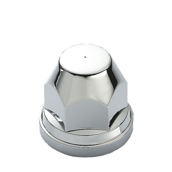 Wielmoerdop Kunststof chroom 33 mm