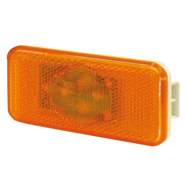 Een led zijmarkeringslamp 12/24V incl steun nodig Een led zijmarkeringslamp 12/24V incl steun nodig