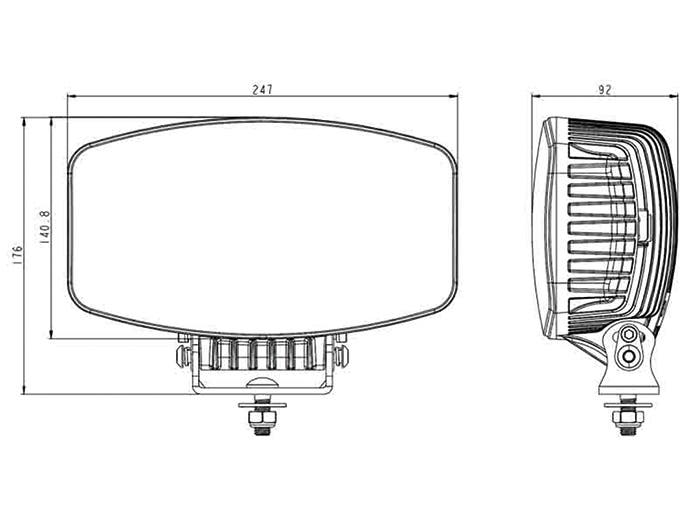 Verstraler LED Tralert The Infinity 12-24V 10.000lm