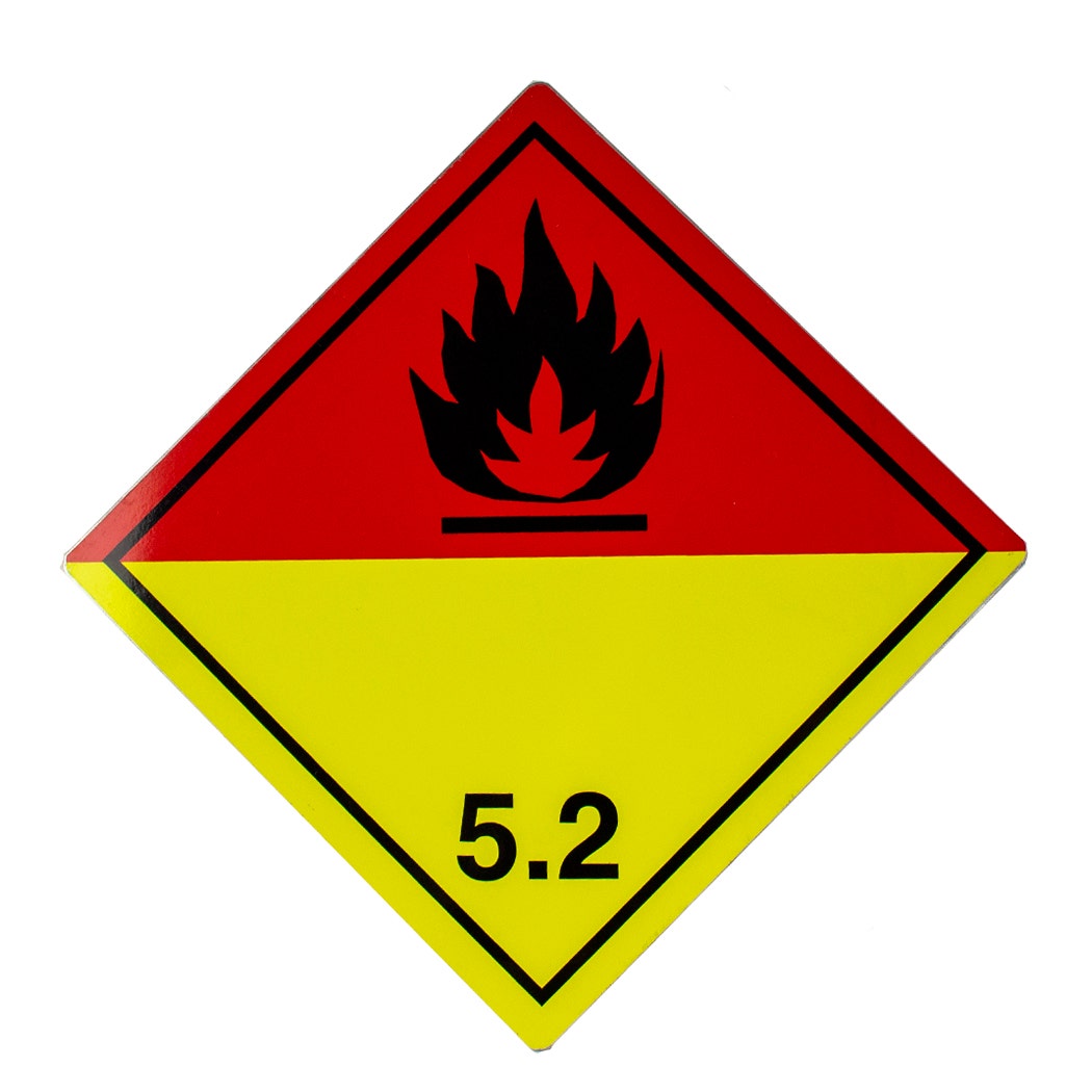 Organische peroxiden, Aluminium bord.