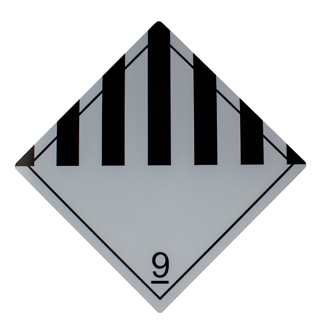 Diverse gevaarlijke stoffen, Aluminium bord.