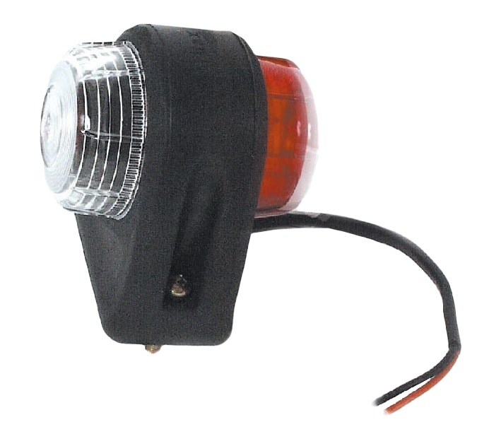 Pendellamp Britax  kort rood/ wit Ø60 mm