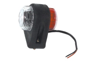 Pendellamp Britax kort rood/ wit Ø60 mm