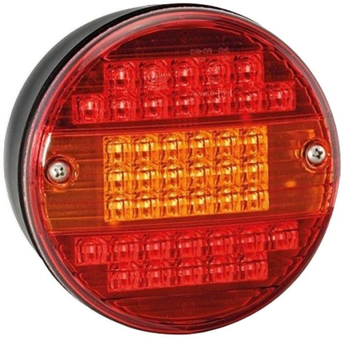 LED trailerlamp Hella rond 140 mm TEVU