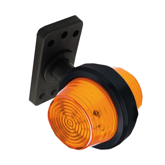 Breedtelamp LED Gylle kort oranje 12-24V