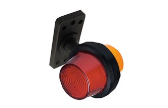 Breedtelamp LED Gylle kort rood/oranje