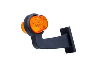 Breedtelamp LED Gylle haaks oranje Ø73 mm 12-24V