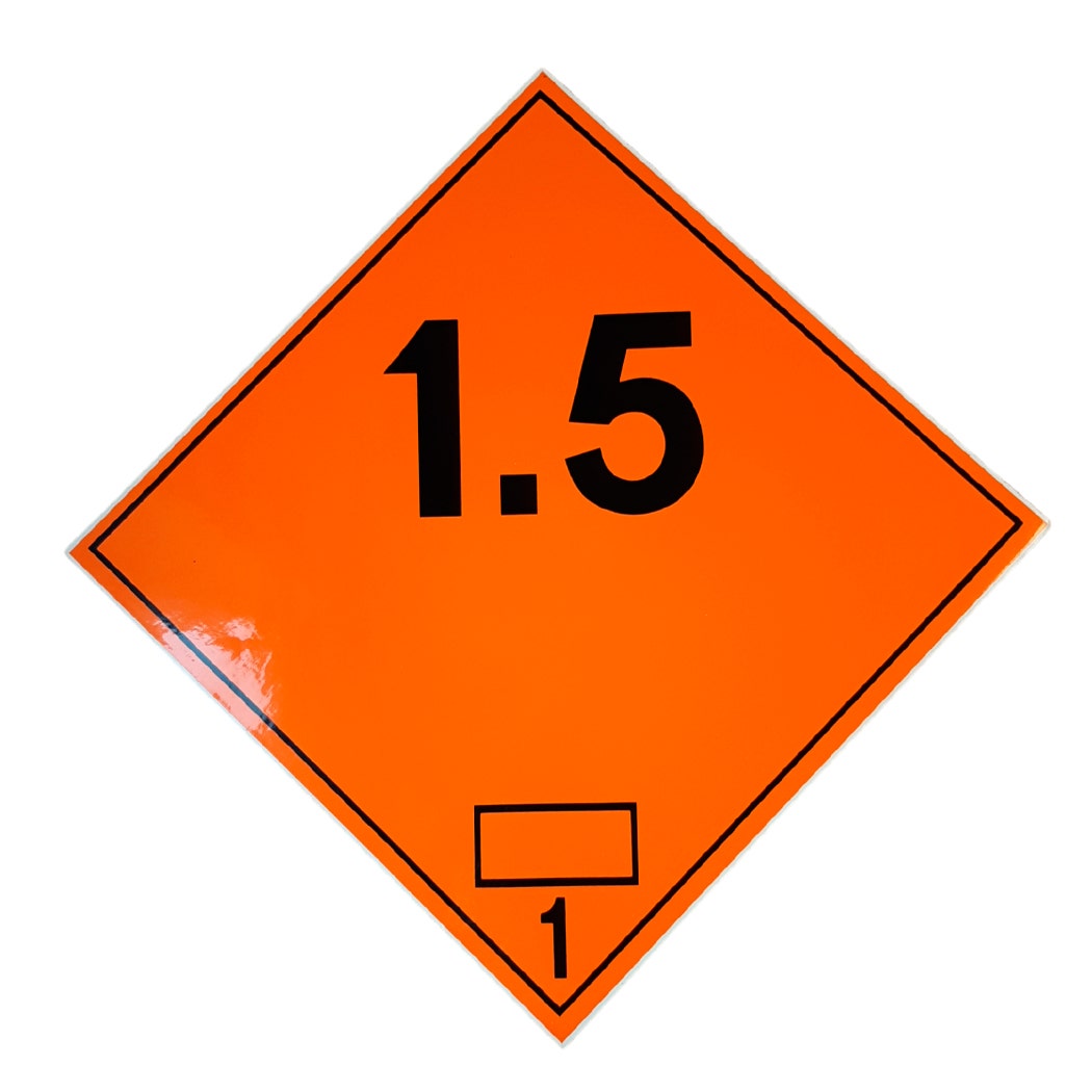 Etiket Explosieve stoffen