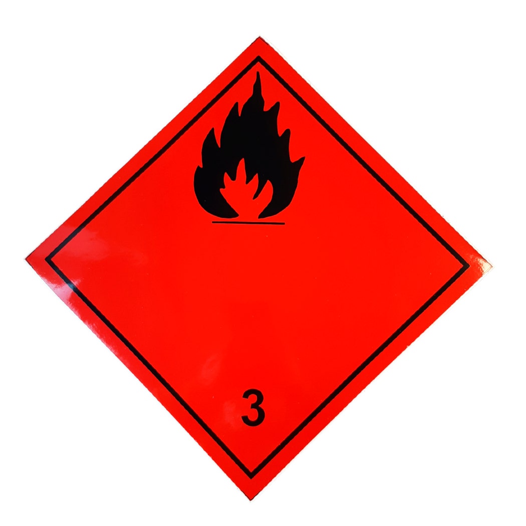 Etiket Brandbare vloeistof