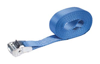Gespband met klempgesp blauw, 5 m