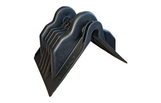 Hoekbeschermer zwart, 195x145x155 mm.