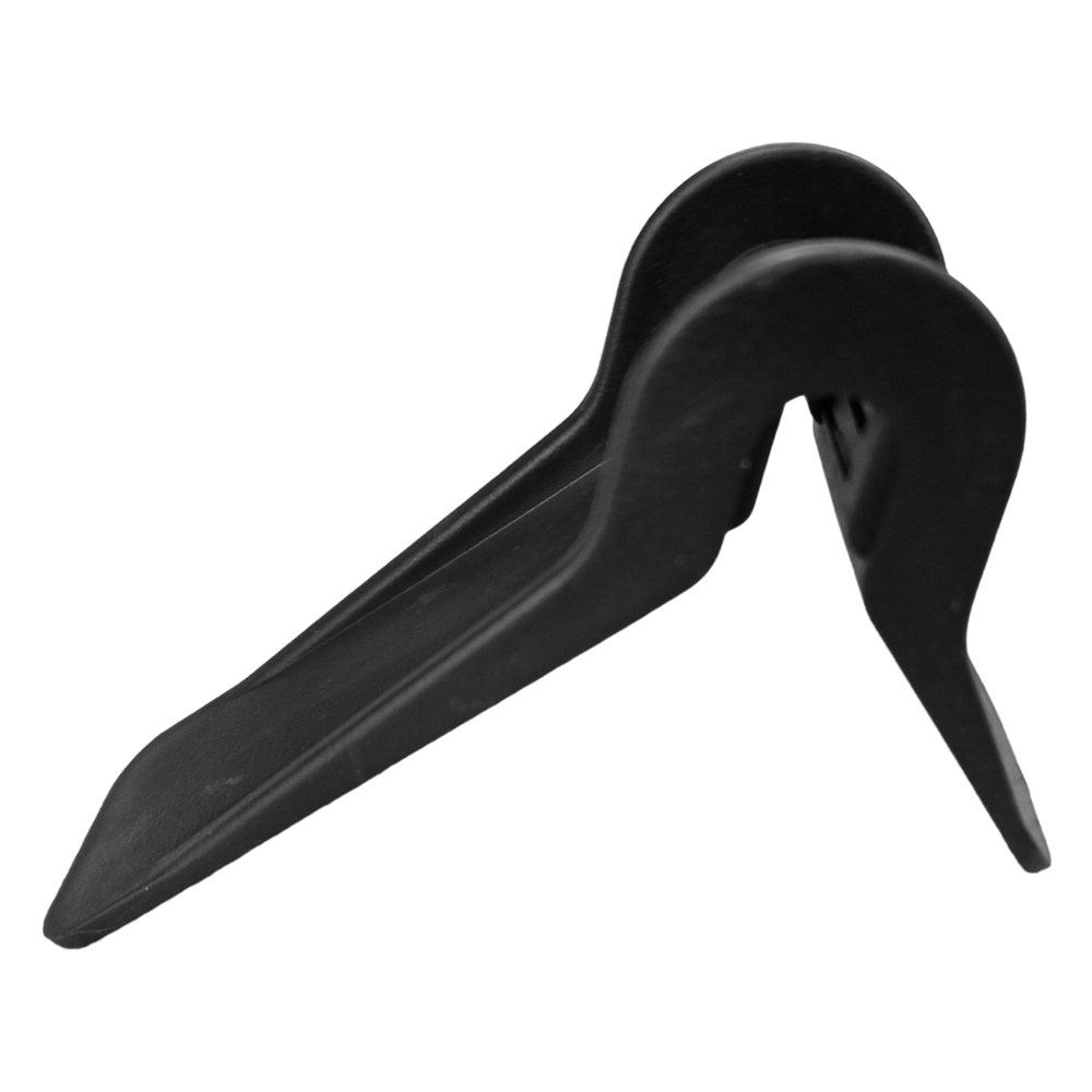 Hoekbeschermer zwart, 90x32x55 mm.  