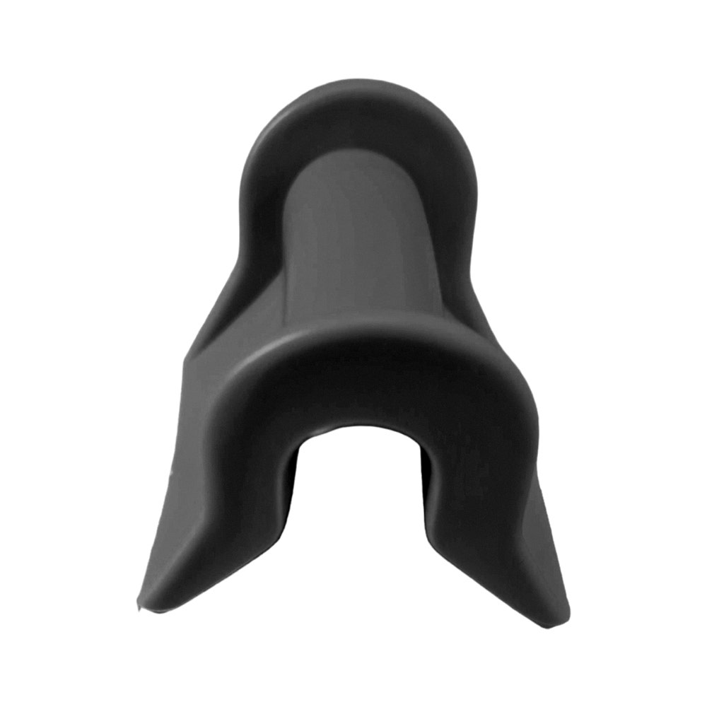 Hoekbeschermer zwart, vaten of drums, 60x60x60 mm.