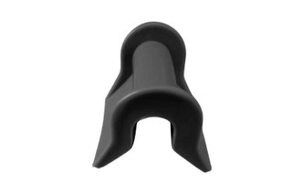 Hoekbeschermer zwart, vaten of drums, 60x60x60 mm.