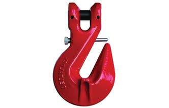 Inkort gaffelhaak met veiligheidspin