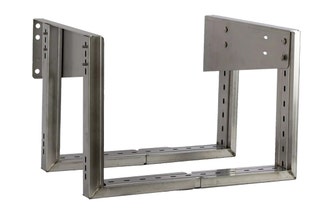 Montagesteun Verstelbaar RVS groot