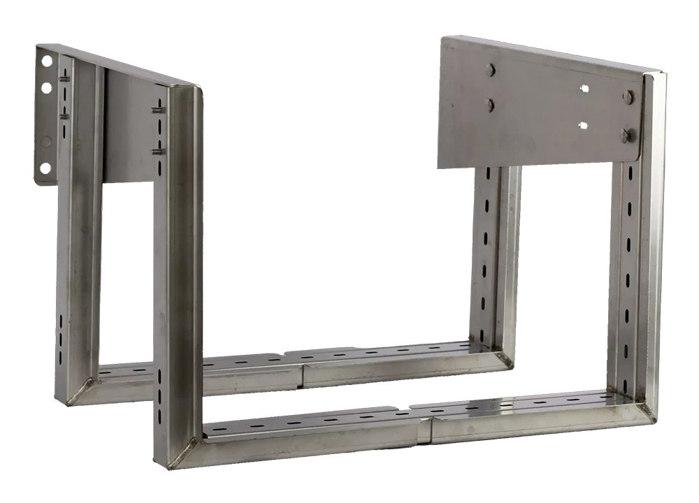 Montagesteun Verstelbaar RVS Medium