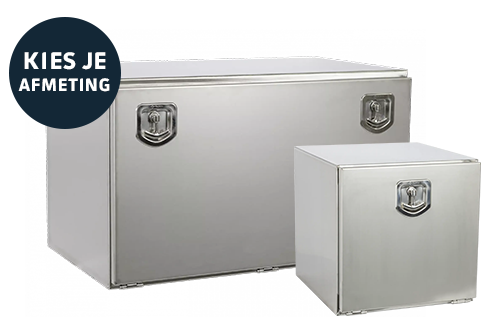 Onderbouwkisten RVS compleet mat met klep 90°C