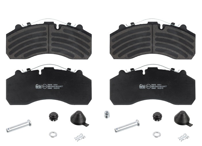 Remblokkenset Bergische Achsen | DAF | Daimler Buses | Irisbus | Iveco | MAN | Mercedes | NEOPLAN | Sauer Achsen | Scani