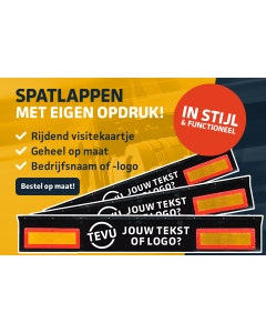 Spatlappen met eigen opdruk
