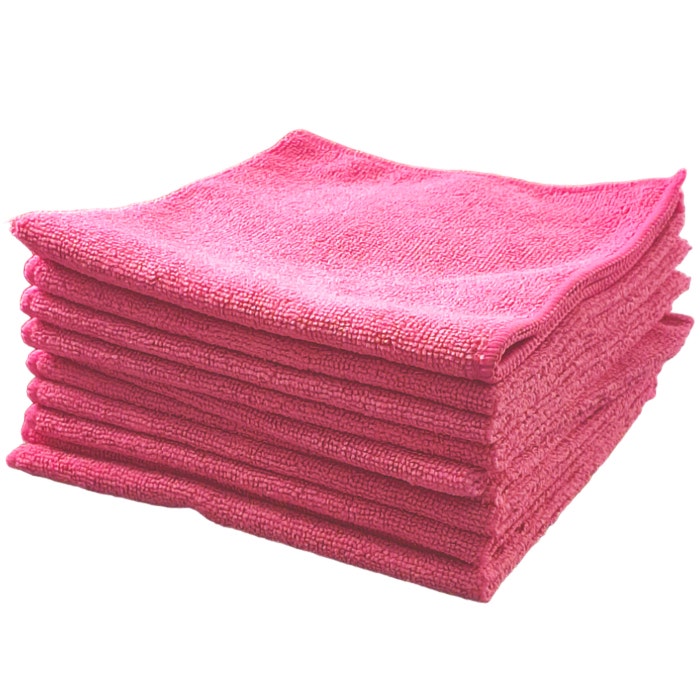 Microvezeldoek Roze 10 stuks