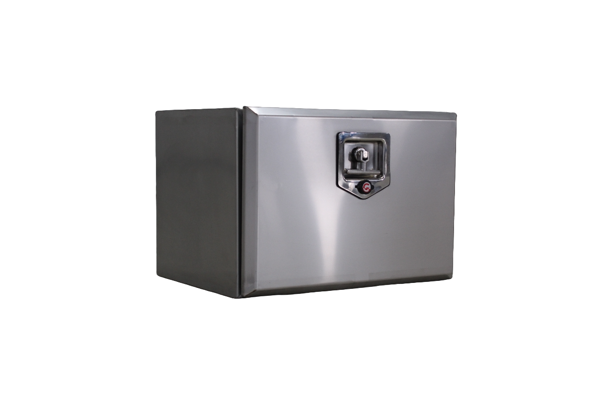 Onderbouwkist RVS gepolijst 600x400x400 mm (BxHxD) Sonderborg Kleprand schuin 135 °C