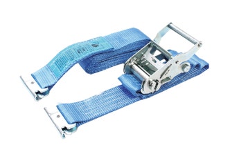 Spanband met ratel en bindrailfittingen 2000 daN 5 meter 50 mm