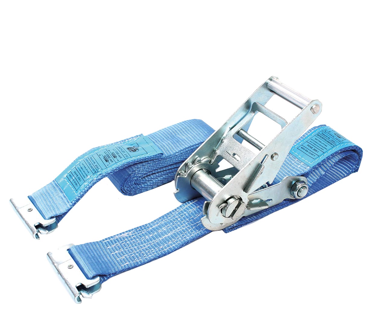 Spanband met blokratel en sleutelfittingen 2000 daN 4 meter 50 mm