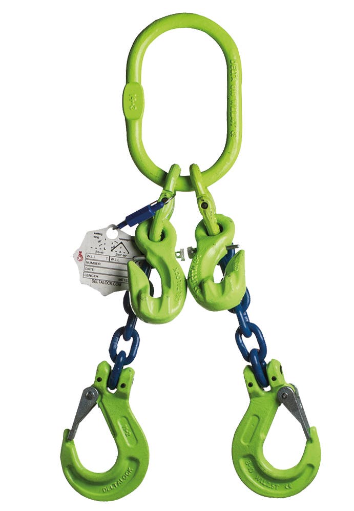 Hijsketting inkorthaken en klephaken 2,5 ton, Grade 100